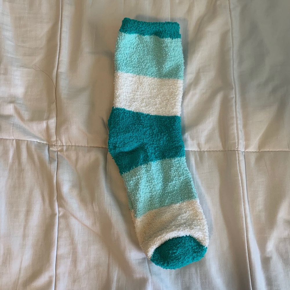 Blue fuzzy socks *TRADED*